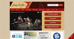 Desktop Screenshot of jazzbridge.org