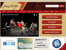 Tablet Screenshot of jazzbridge.org
